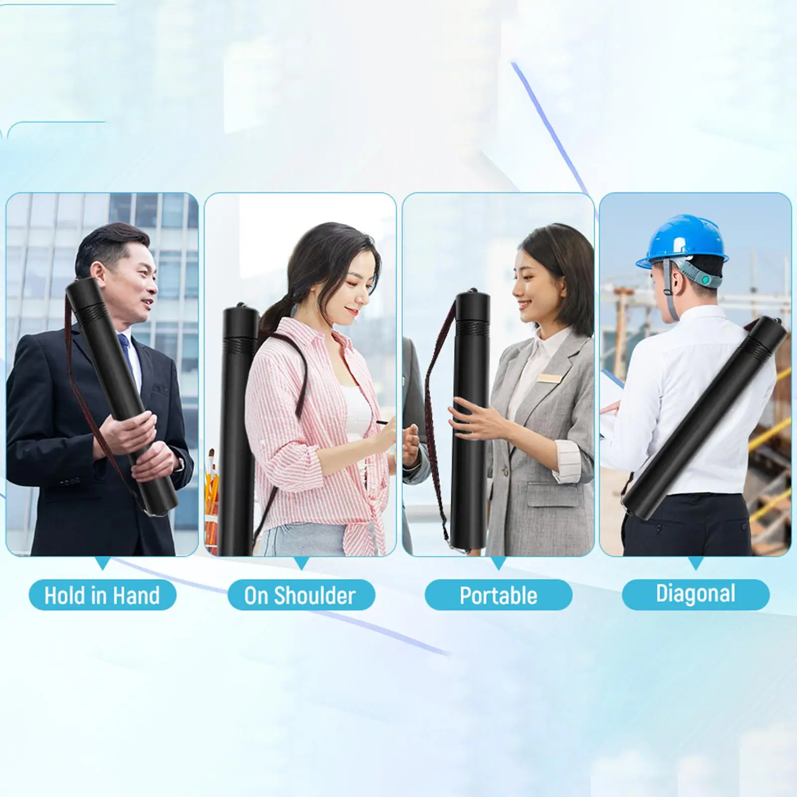 Tabung Poster yang Dapat Diperpanjang |   Tabung Transportasi Gambar Tahan Air |   Tas Jinjing Karya Seni Serbaguna, Penyimpanan Gambar Tahan Cahaya
