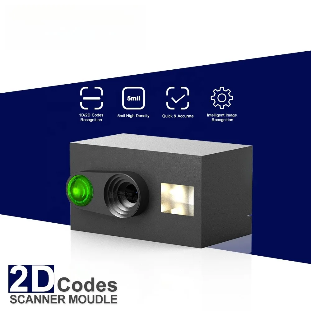 

2D встроенный считыватель QR-кодов, модуль сканера штрих-кода Qr TTL-232 USB для матрицы данных PDF417 Aztec