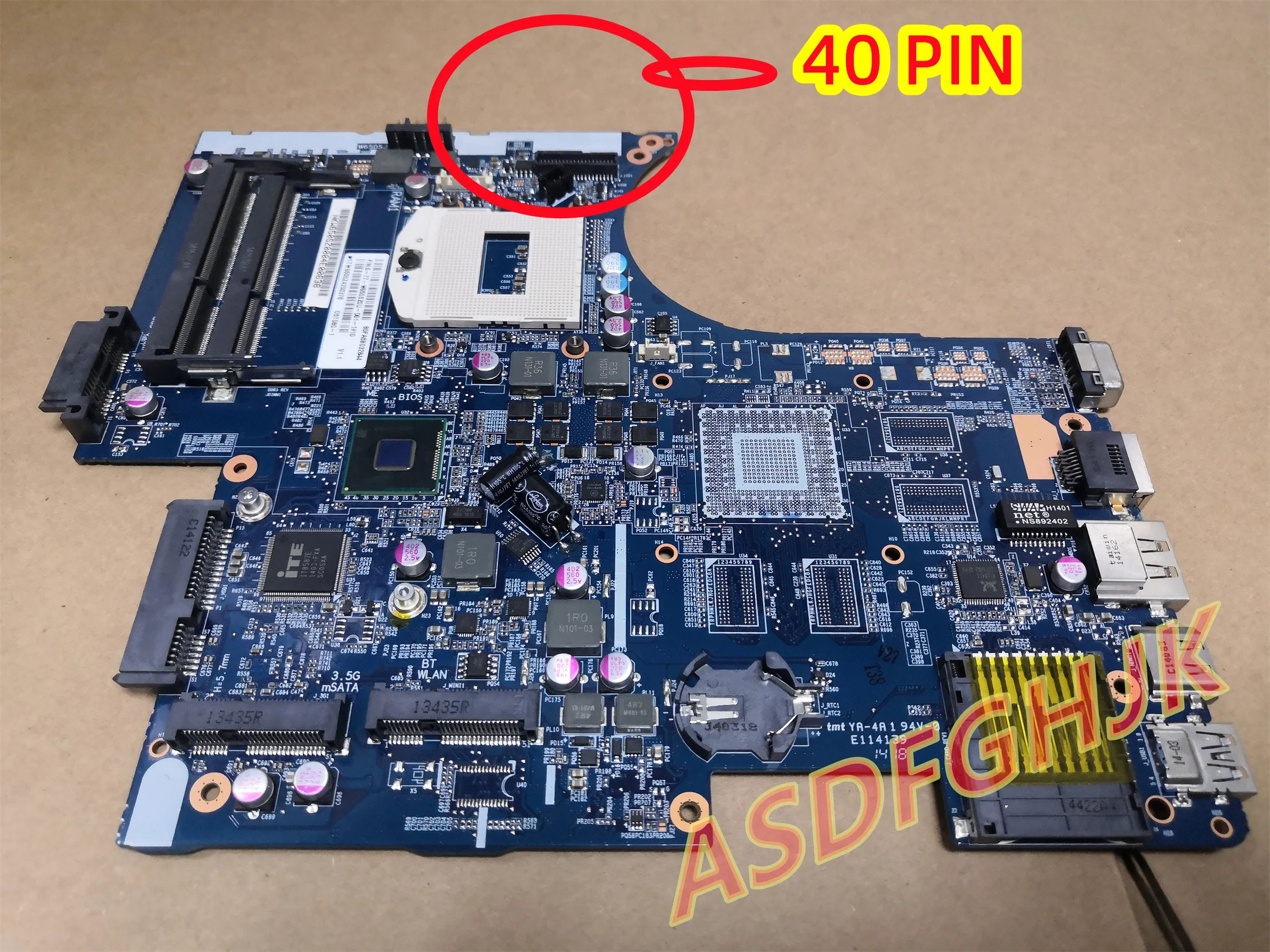 Imagem -02 - para Hasee Cw65s W650sj K650d Laptop Motherboard 100 de Trabalho Completo 671-w65j0-d01 6-77-w650sz0u-d01 6-71-w65j0-d02