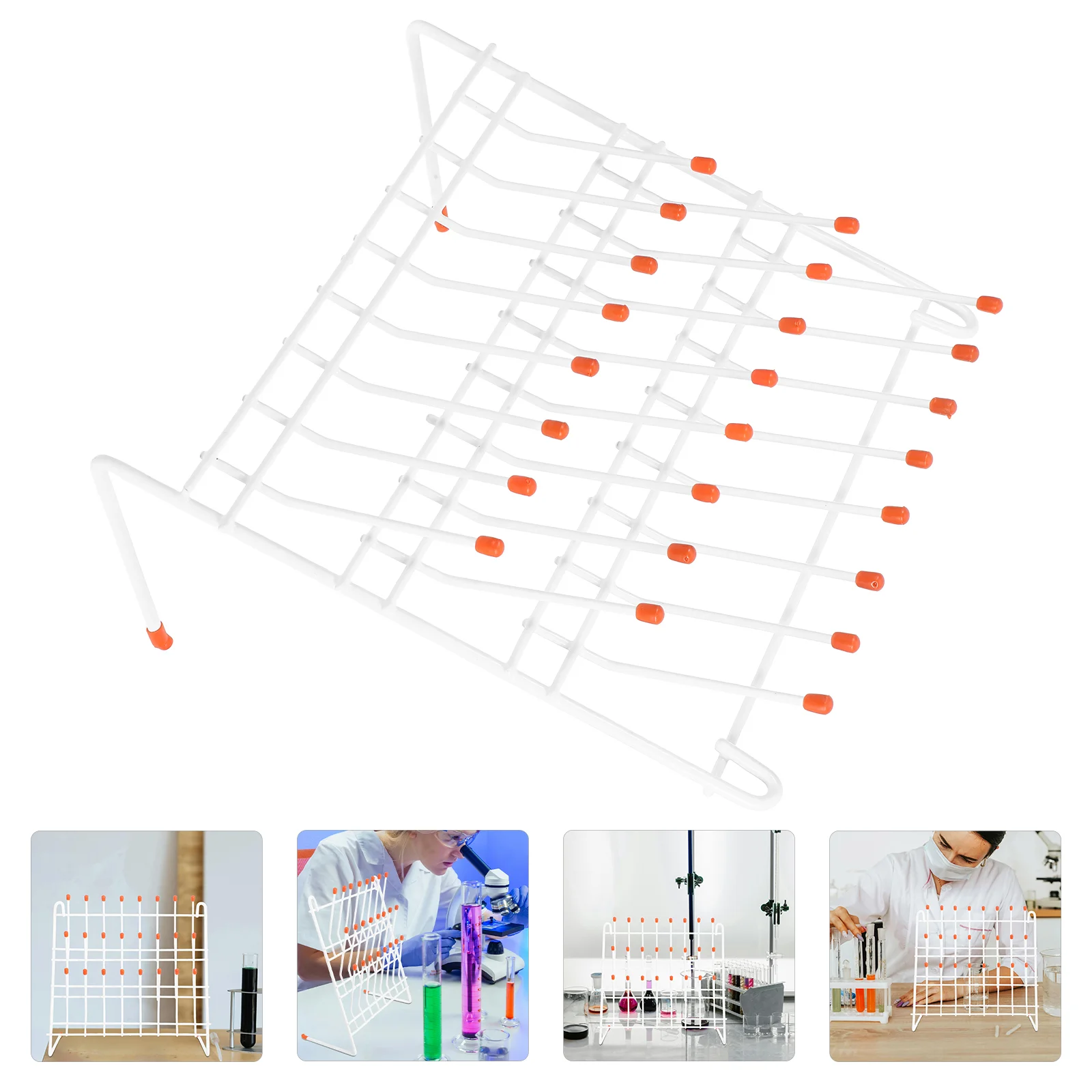 Rack de drenagem de laboratório para tubo de ensaio, pia, suporte de utensílio de secagem, secador de ferro