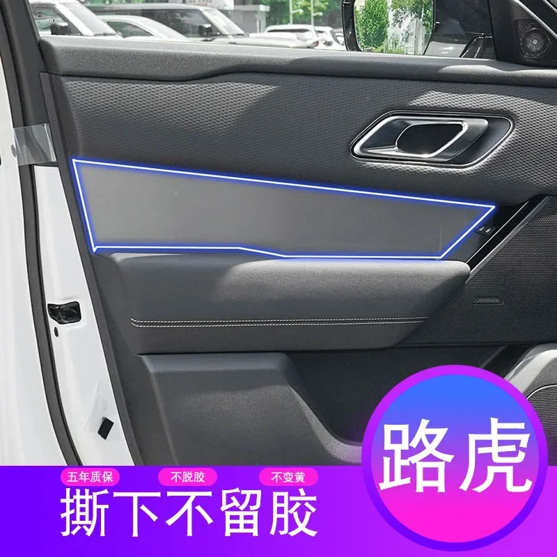 Tpu Film for Land Rover Range Rover Velar 2017-2023 Car Interior Sticker Center Console Touch Screen Air Gear Door Windows Panel
