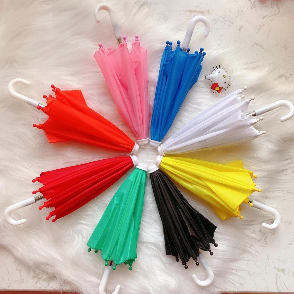 

L01-X017 children toy 1/3 1/4 1/6 gl BJD DD SD MSD doll accessory white pink yellow can be opened umbrella 1pcs