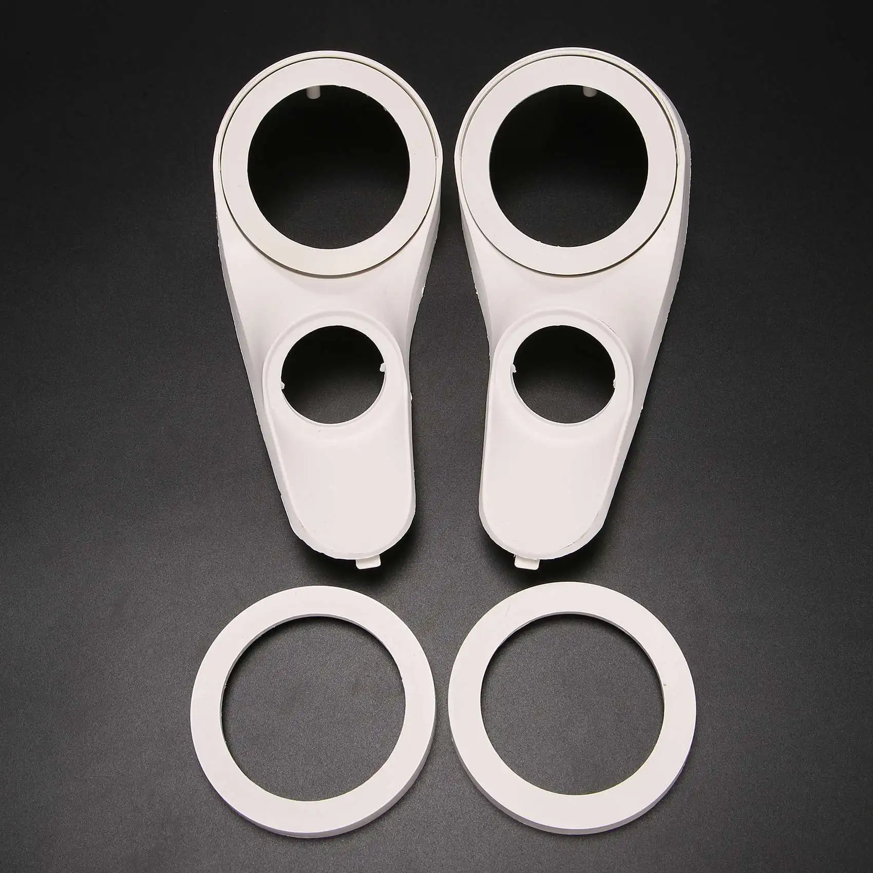 AEA6-For 2/3.5/3.8 /4 Inch Speakers Car Audio Speaker A-Pillar Modified Three-Way Tweeter Bracket Plastic Washer Gasket