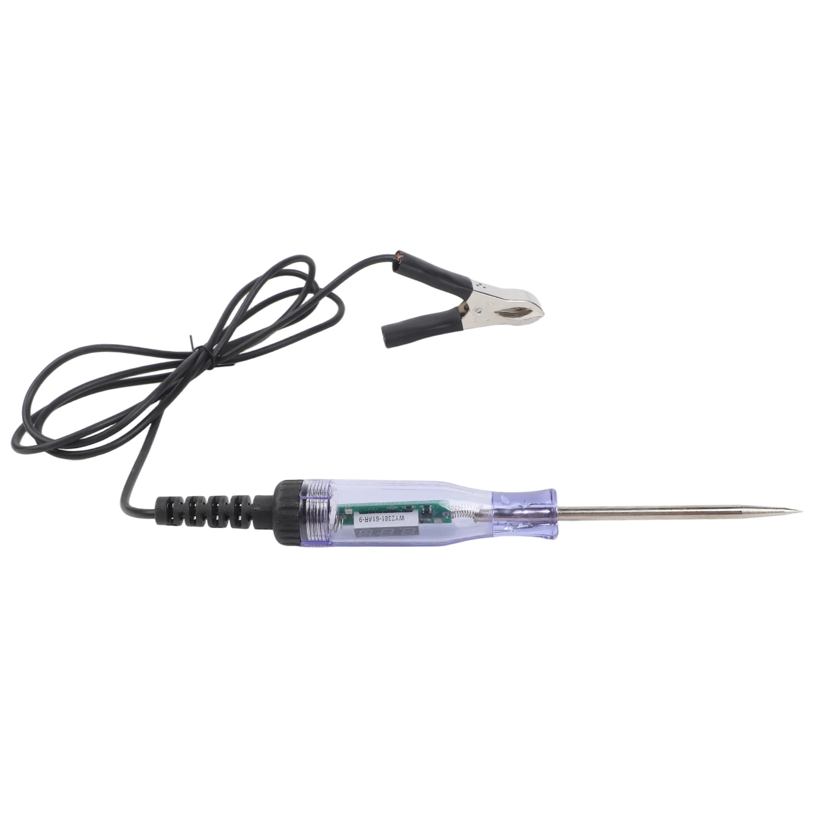 Electric Measuring Pen for Cars Trucks 390V Voltage Tester with Hardened Steel Probe and Integrated LED Indicator