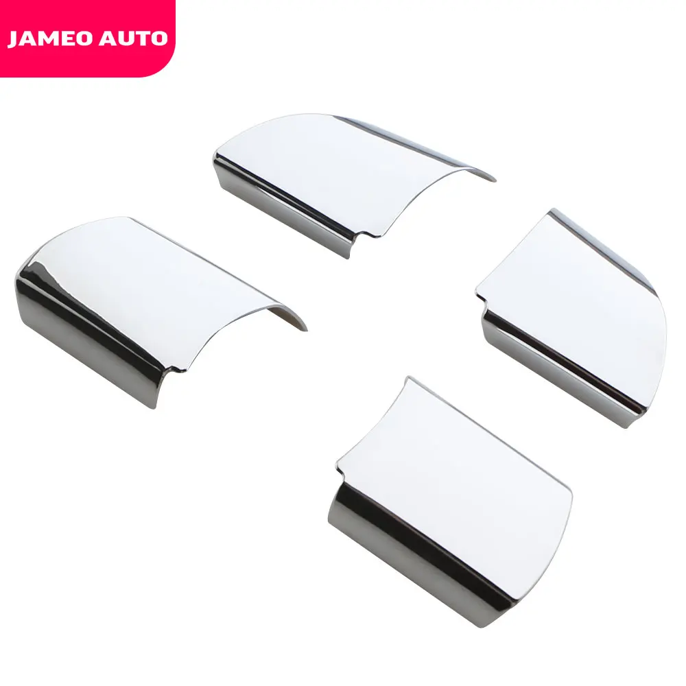 ABS Chrome Steering Wheel Panel Trim Sticker for Ford Focus 2 MK2 2005 - 2011 Car-Styling Stickers 4Pcs/Set Car Accessories