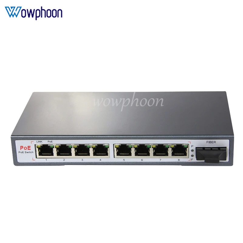 POE Fast Ethernet Switch untuk kamera IP, Wireless AP, Kamera CCTV, IEEE 802.3 AF, AT, 10 Mbps, 100Mbps, 52V disesuaikan