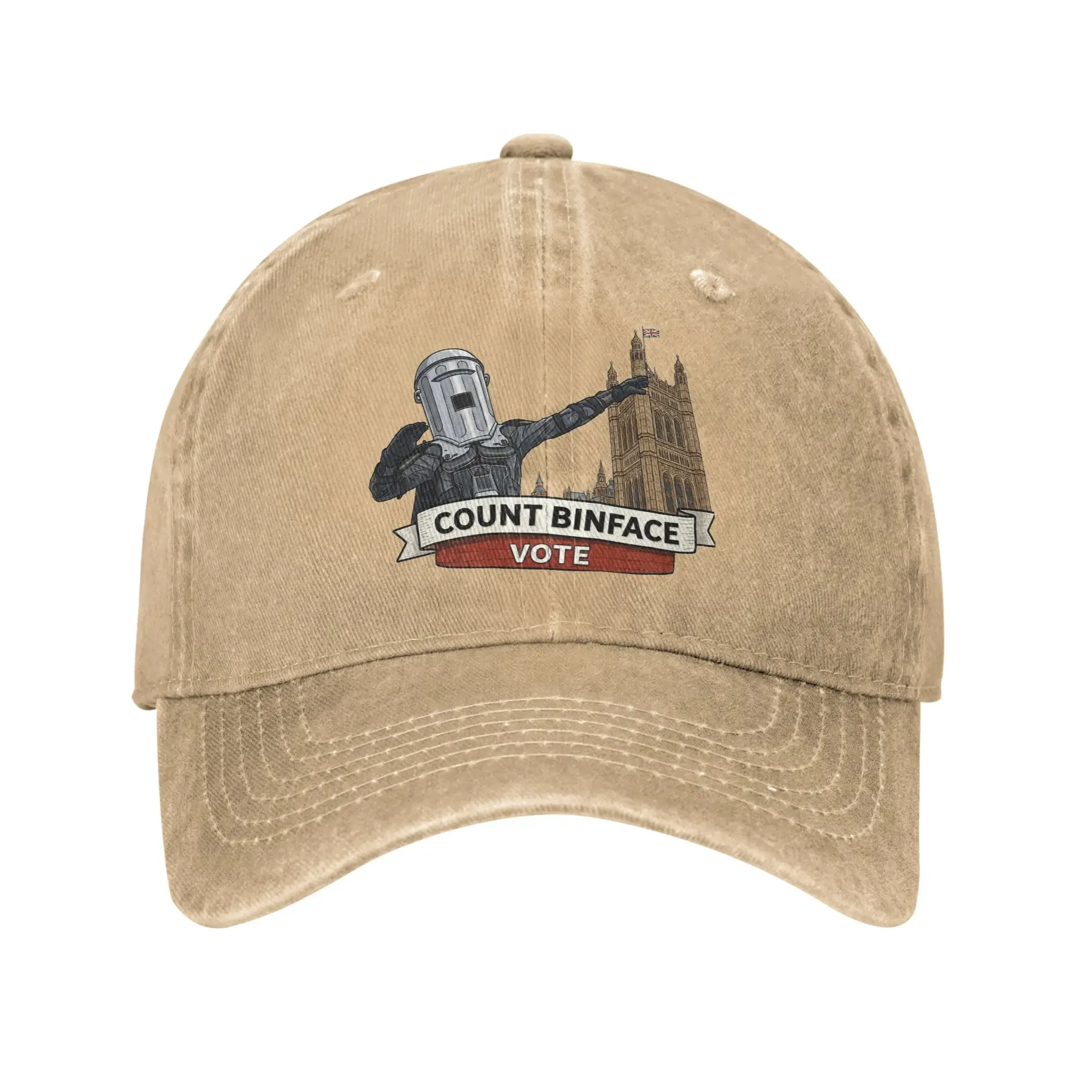 Men Women Vote Count Binface For Prime Minister Cap Headwear Baseball Cap Vintage Trucker Hats Adjustable