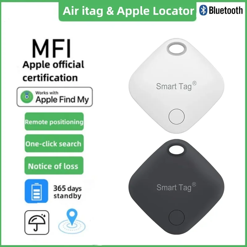 mini smart bluetooth air tag rastreador gps finder crianca pet e carro perdido tracker sistema ios encontrar 01