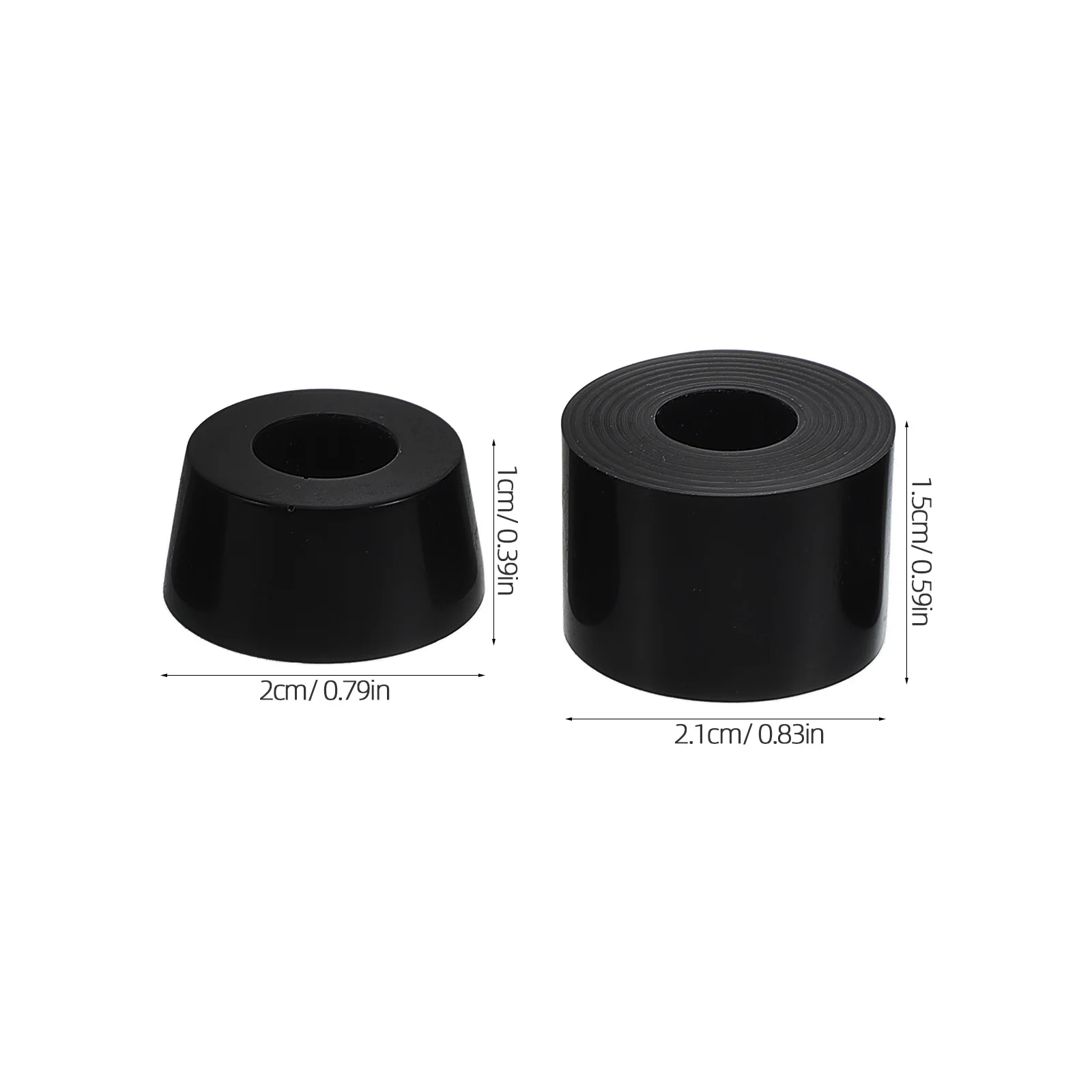 مجموعة واحدة من وسادات امتصاص الصدمات على لوح التزلج من مادة البولي يوريثان لتخفيف الاهتزاز لتعزيز الاستقرار والتحكم في الجميع #5