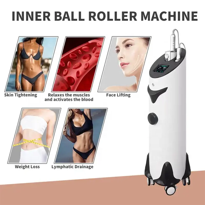 Professional Inner Ball Roller Body Massage Muscle Lymphatic Drainage Face Lifting Anti Wrinkle Body Massage Slimming Machine