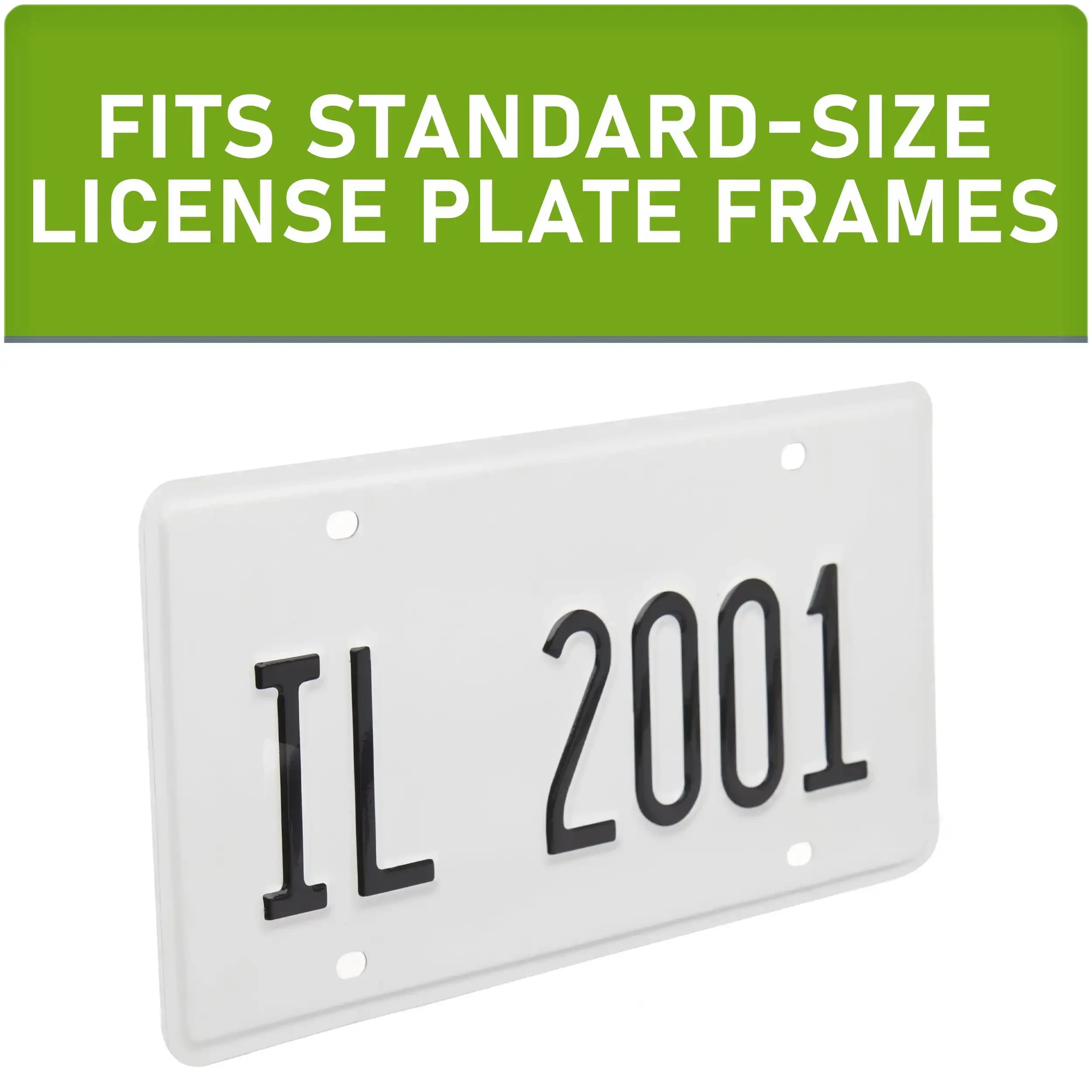 Nummernschildrahmen aus Metall, Stil amerikanischer Flagge, langlebig, Rundumschutz, Standardgröße, waschbar.