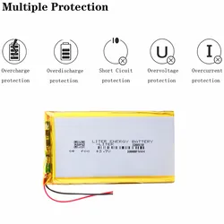 Good Qulity 2021 The latest battery 3.7V,10000mAH,1260110 Polymer lithium ion / Li-ion battery for TOY,POWER BANK,GPS