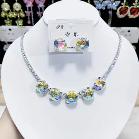 10 best sales kristall halsbandsset - №10