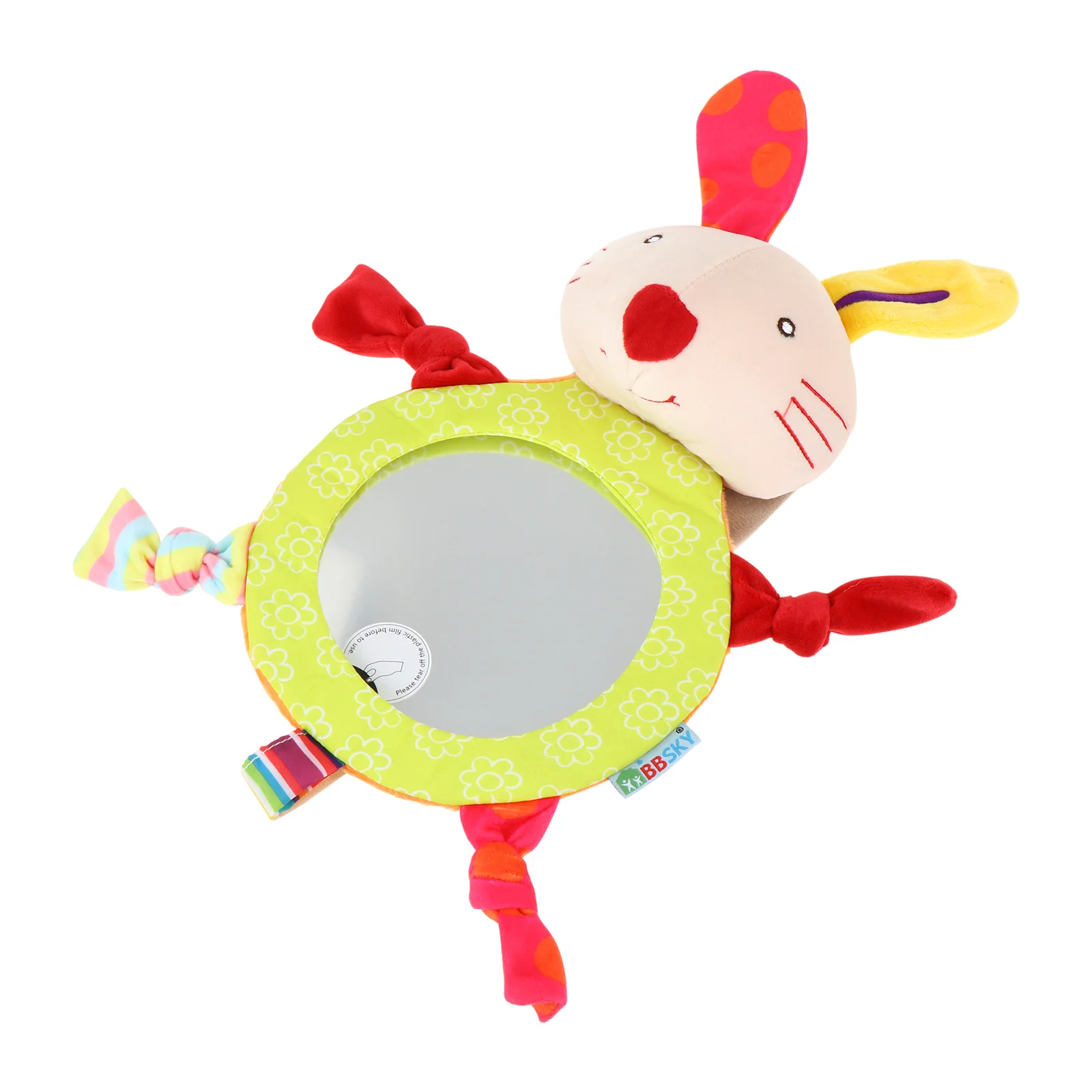 1 قطعة مرآة سيارة للأطفال على شكل حيوانات كرتونية متينة من الأكريليك آمنة لحديثي الولادة، سهلة التركيب، مرآة سيارة للأطفال الرؤية الخلفية