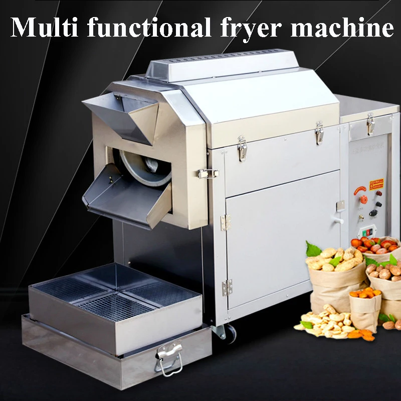 PBOBP Roasting Machine For Spice Nut Coffee Bean Soybean Stainless Steel Dry Chili Grains Baking Machine