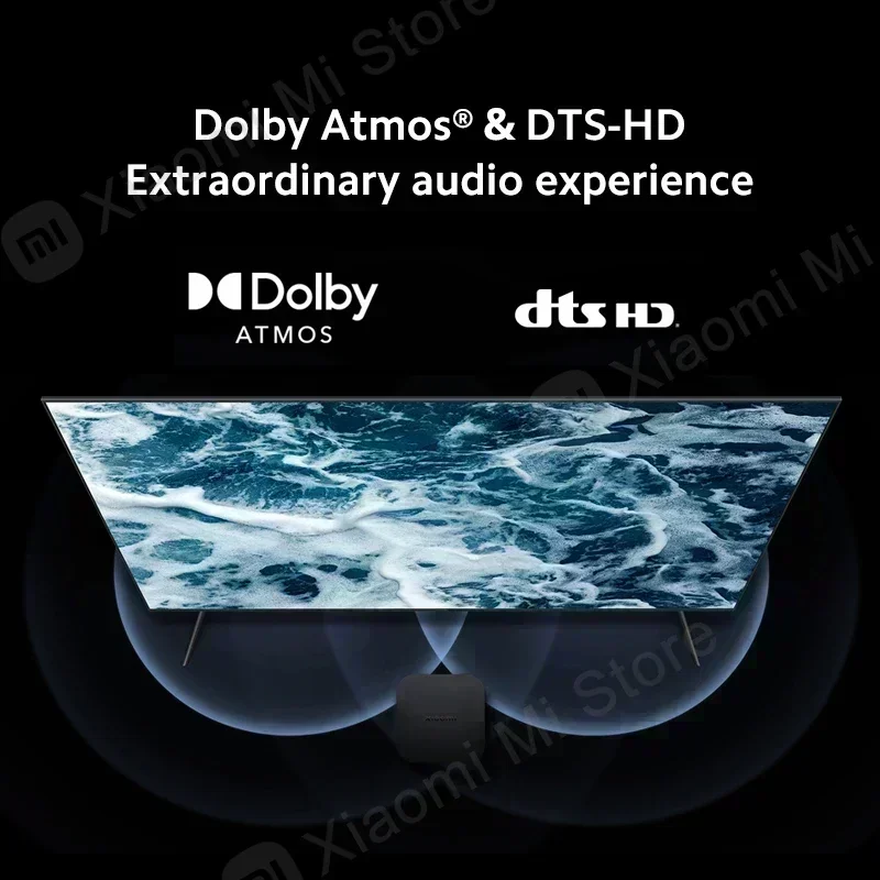 Xiaomi-decodificador Mi TV Box S, versión Global, 2. ª generación, 4K, Ultra-HD, procesador de cuatro núcleos, Dolby Vision, HDR10 +, asistente de