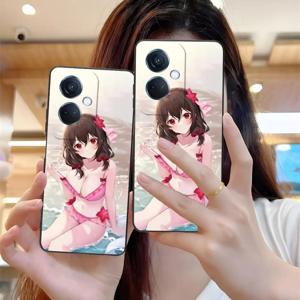 حافظة هاتف محمول Konosuba Yunyun لهاتف OPPO Find X9 X8 X7 X6 X5 X3 X2 Plus s Pro Ultra Lite غطاء طباعة ملون جميل