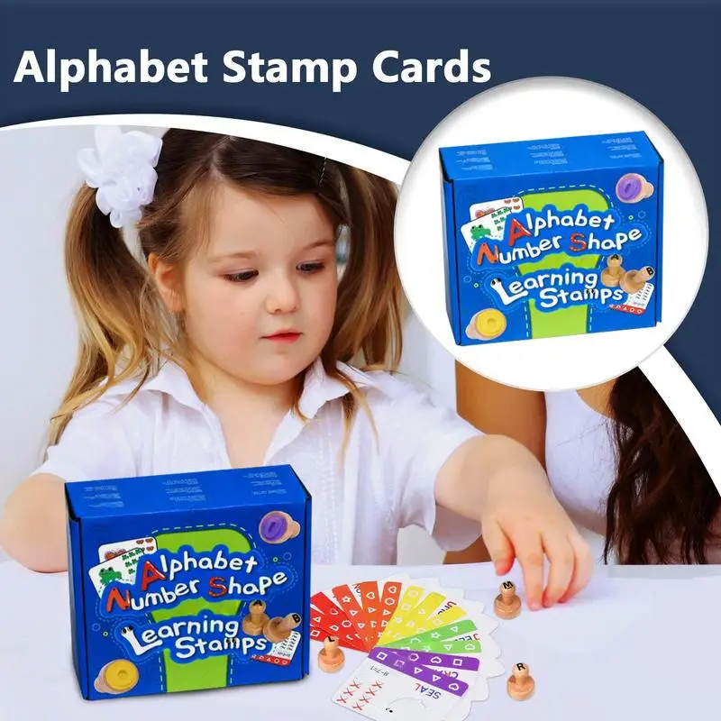 Kids Letter Stampers Hout Wiskunde Leren Nummer Stampers Draagbare Wiskundespellen Educatief Speelgoed Voor Kid Jongen Meisjes Kinderen