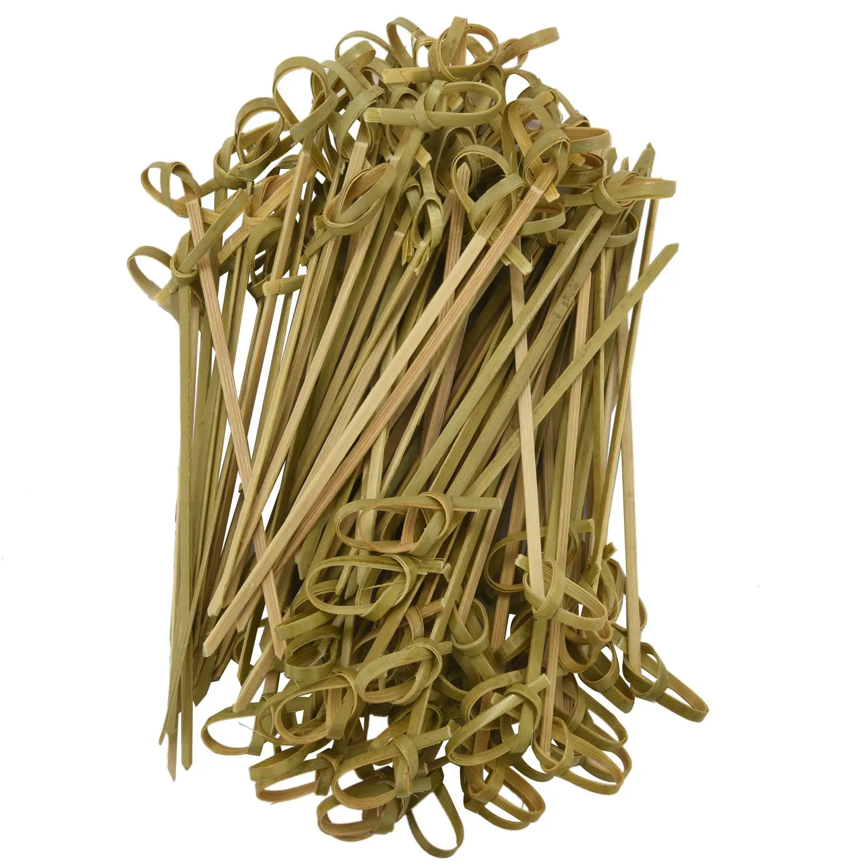 BVBV 300 팩 대나무 칵테일 추천 칵테일 이쑤시개 대나무 꼬치 전채용 이쑤시개 4인치