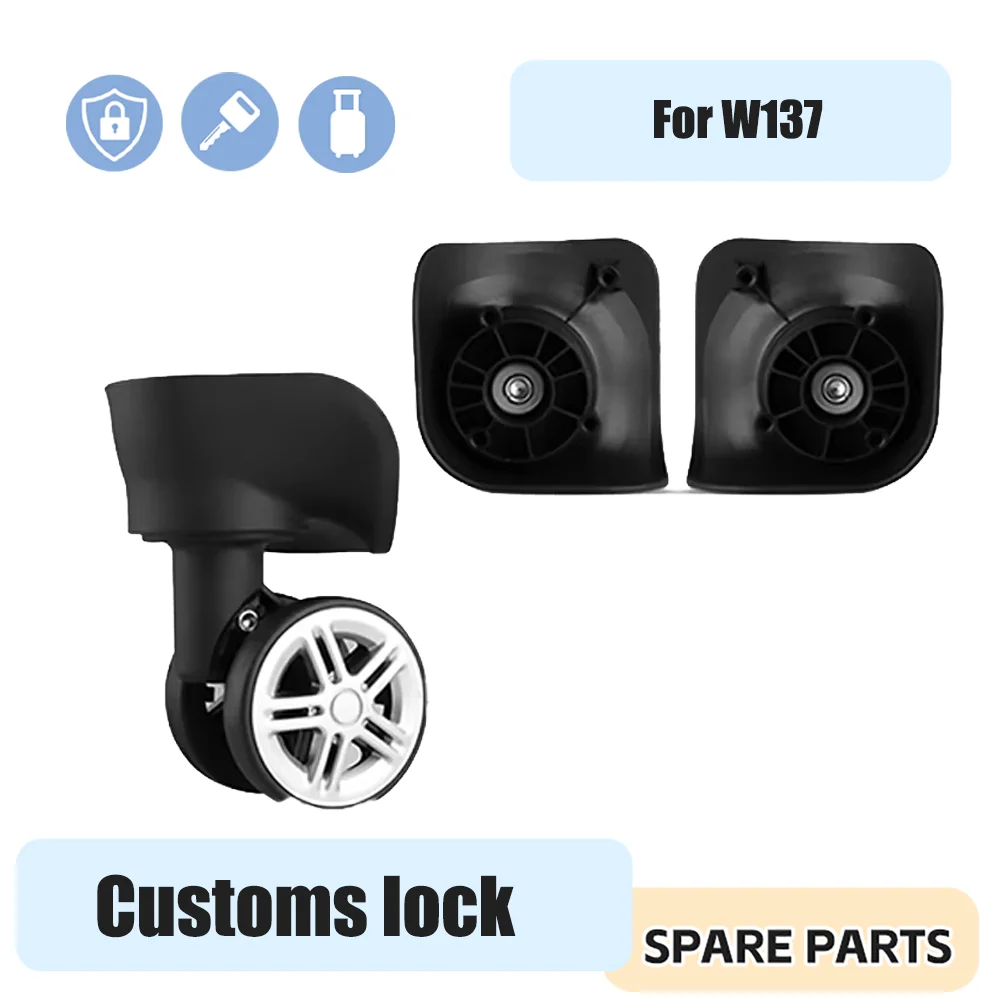 Business Travel Heavy Load Silent Luggage Spinner Wheel Replacement Durable Extra Wear Resistant Suitcase Casters 360° Shock
