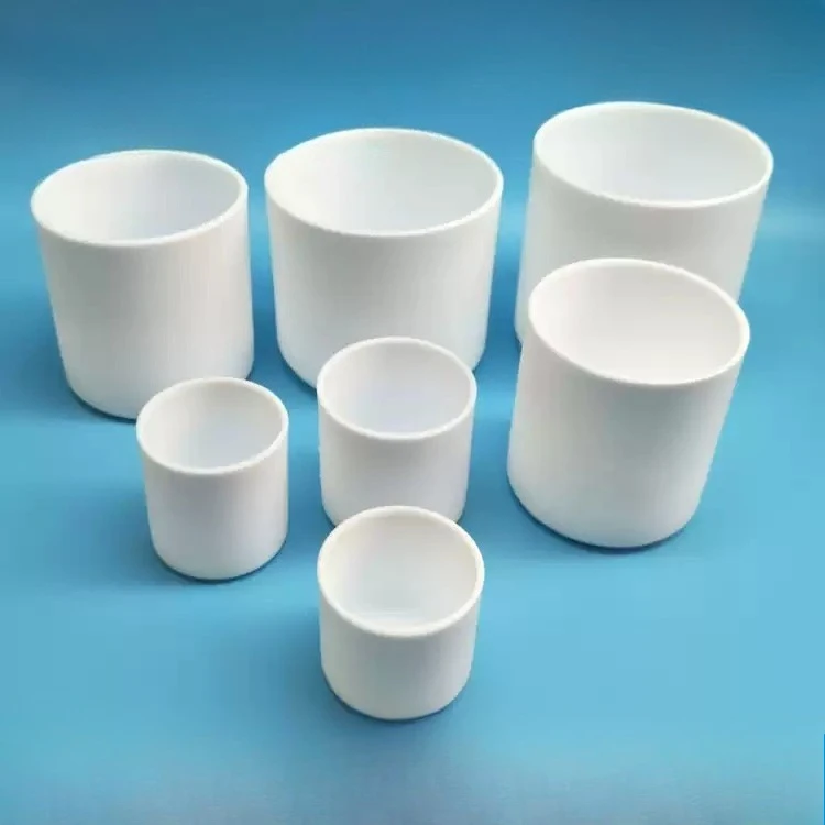 PTFE Cylindrical Beaker Cup, Corrosion Resistant Lab Container, Multiple Capacity Options Available