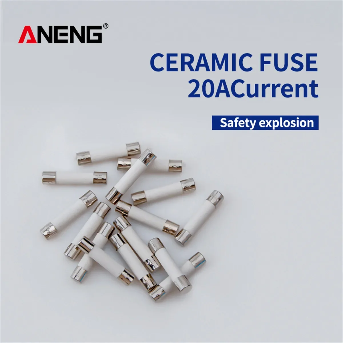 Ceramic fuse tube  6X30mm 5*200mA +5*20A