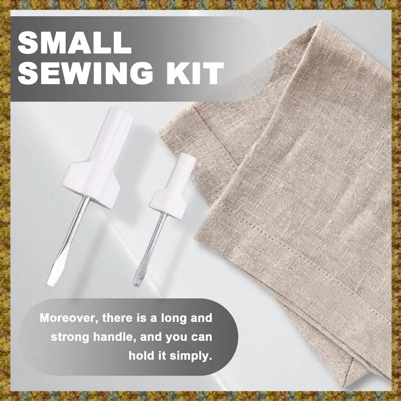 F-F 6-компонентный набор для чистки швейной машины включает пинцет, отвертку с двусторонней щеткой для ворса, для швейных инструментов