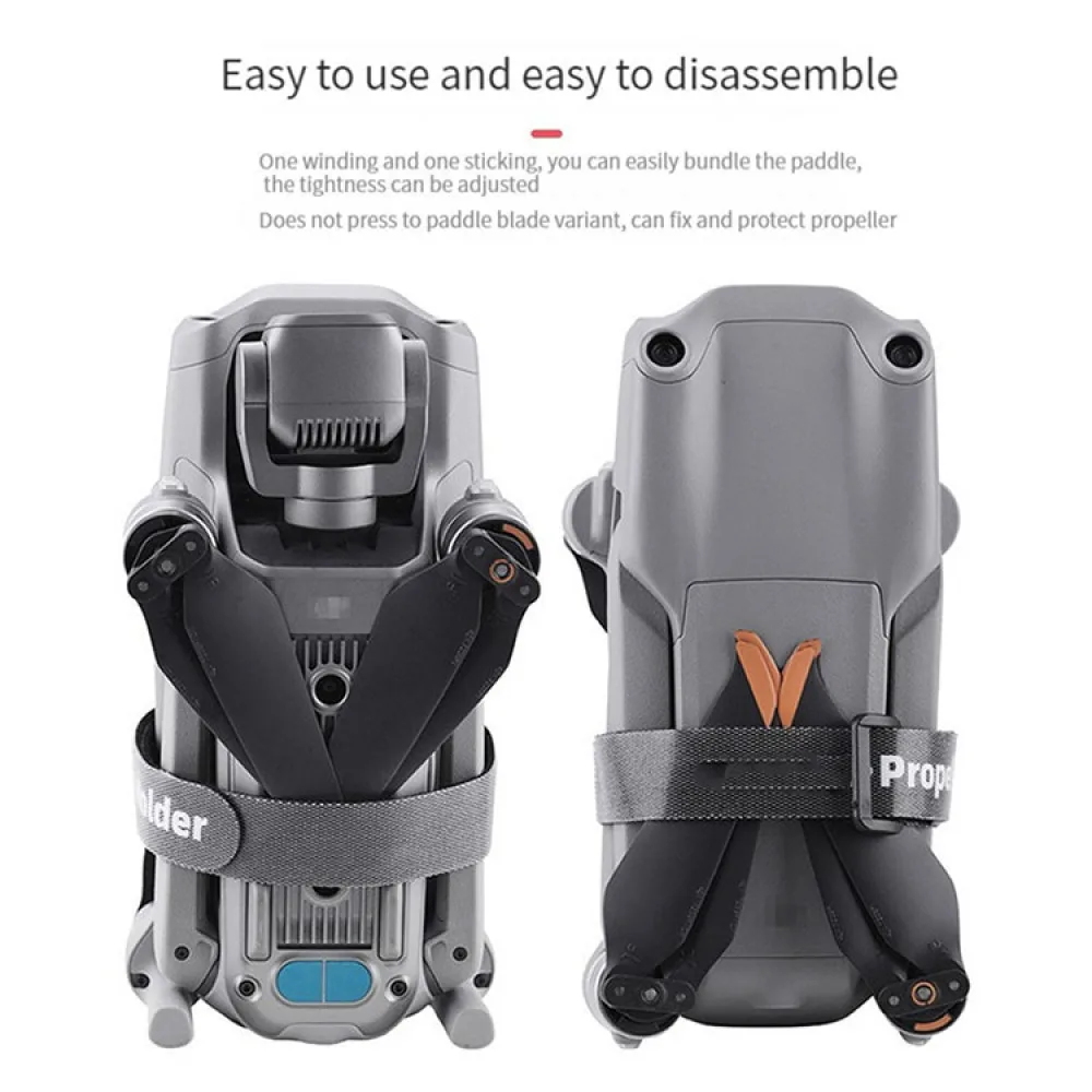 2 قطعة الأشرطة المروحة المثبتات ل DJI Mavic/Mini/2/Air/Air 2/Mini 2/Air 2S/FIMI X8SE/FIMI X8 Mini/Air 3 ملحقات طائرة بدون طيار