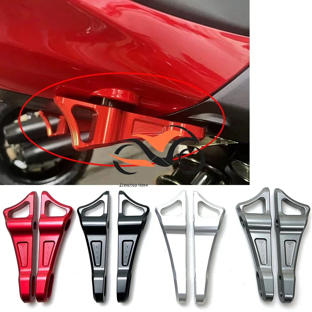 

Rear Passenger Pedals Side Padding Bracket Blocking Bracket Plate 2PCS Left Right for Honda CBR650R 2016-2021 Ducati V4