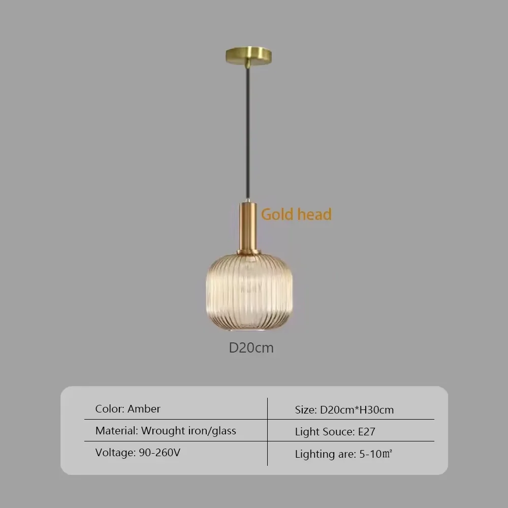 Nordische Restaurant Pendel leuchten Glas Pendel leuchte für Wohnzimmer Esszimmer Lampe einfache Nachttisch LED E27 Pendel leuchte
