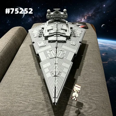 UCS Imperial Destroyer Ultimate Spacecraft MOC | Bloques de Construcción, Regalo para Invitados de Fiesta, 75252, 4784 Piezas