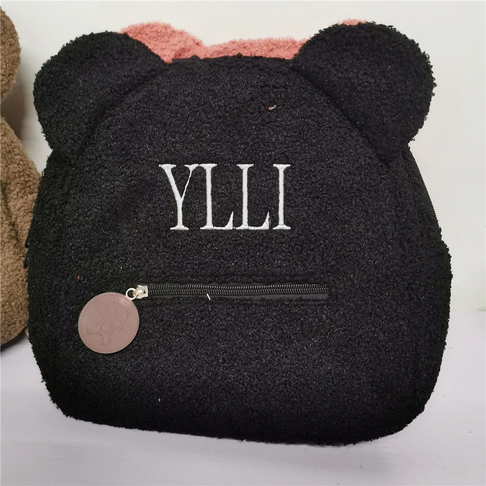 Custom Teddy Bear Backpack Embroidered Name Kids School Backpack Children's Day Party Gifts Birthday Bags with Personalized Name