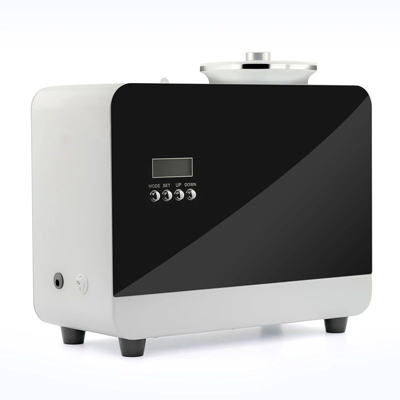 آلة ناشر رائحة تجارية 800 مل متصلة بـ HVAC/AC توقيت ذكي مجموعة كبيرة من موزع الزيوت العطرية للمنزل والمكتب والفندق