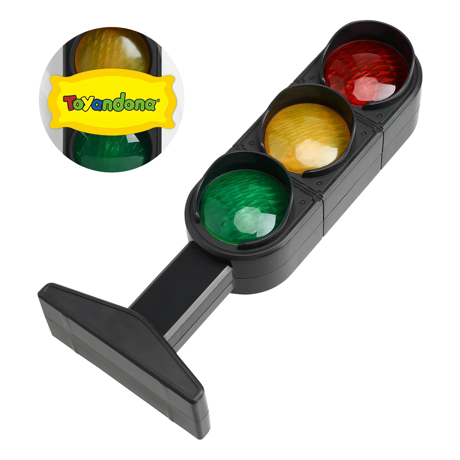 Gadpiparty Toys Segnali semafori Giocattolo Semaforo Base lampada Simulazione Luce stradale Semaforo di sicurezza Passeggiata pedonale