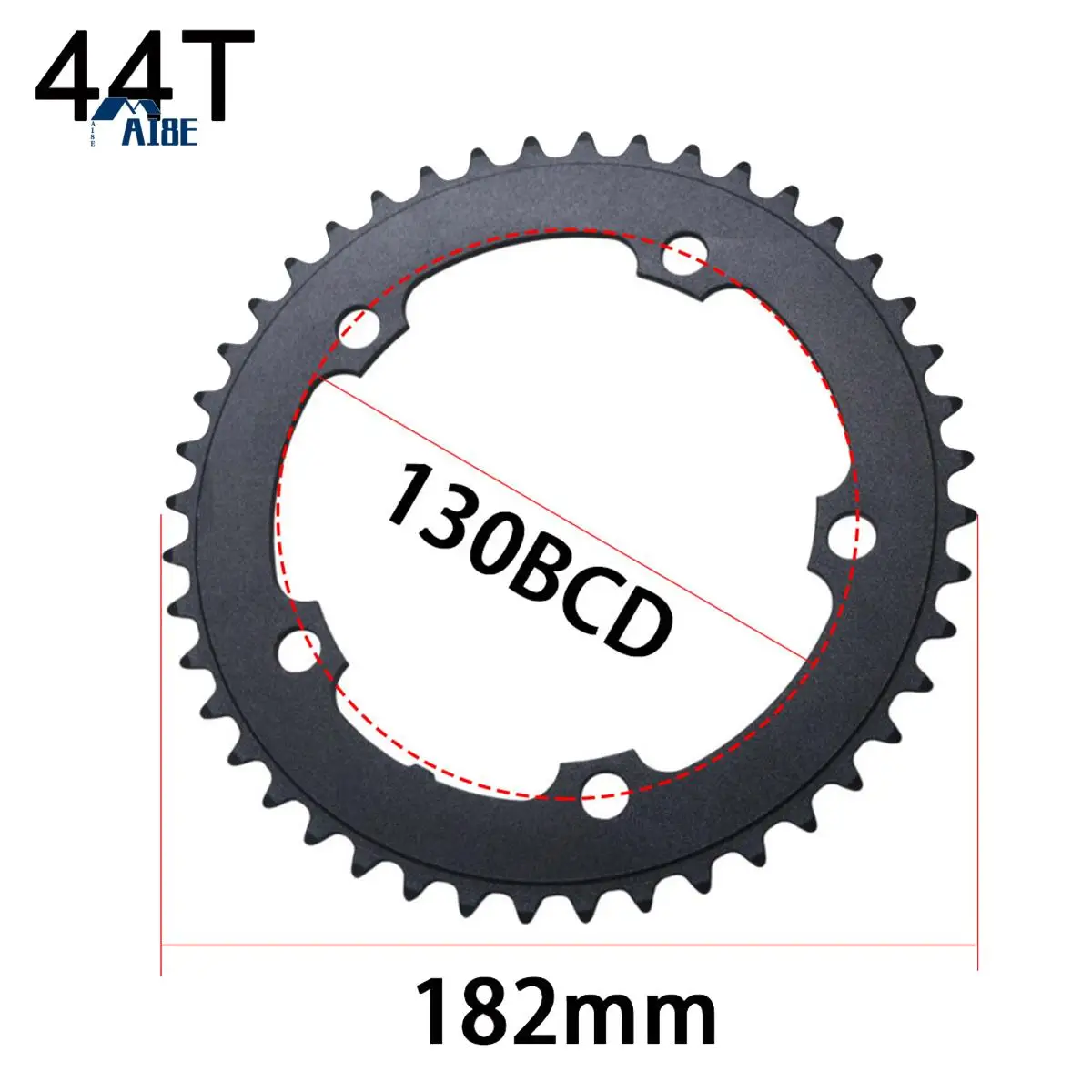 

A18E-велосипедный шатун 130BCD 44T 170 мм, набор шатунов для шоссейного велосипеда, шатуны, нижний кронштейн, часть велосипеда, звездочка