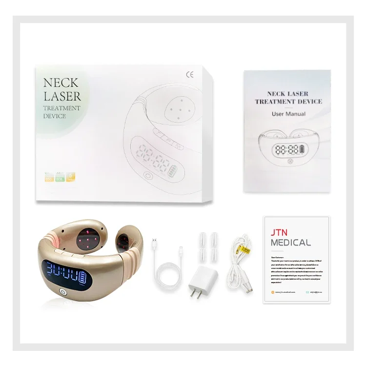 Factory! Neck laser massager Laser heating physiotherapy device for cervical spondylosis frozen shoulder neck pain relief