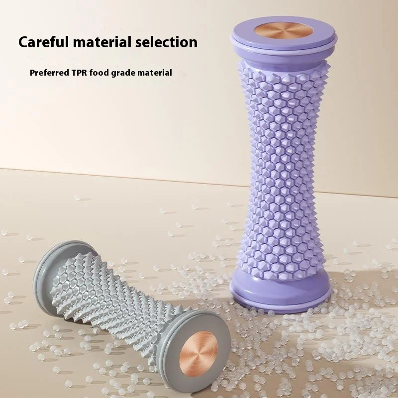 1 قطعة البلاستيك اليوغا تدليك العضلات الأسطوانة جهاز تدريب القدم متعددة الوظائف القدم الأسطوانة لتصريف شبكة العضلات