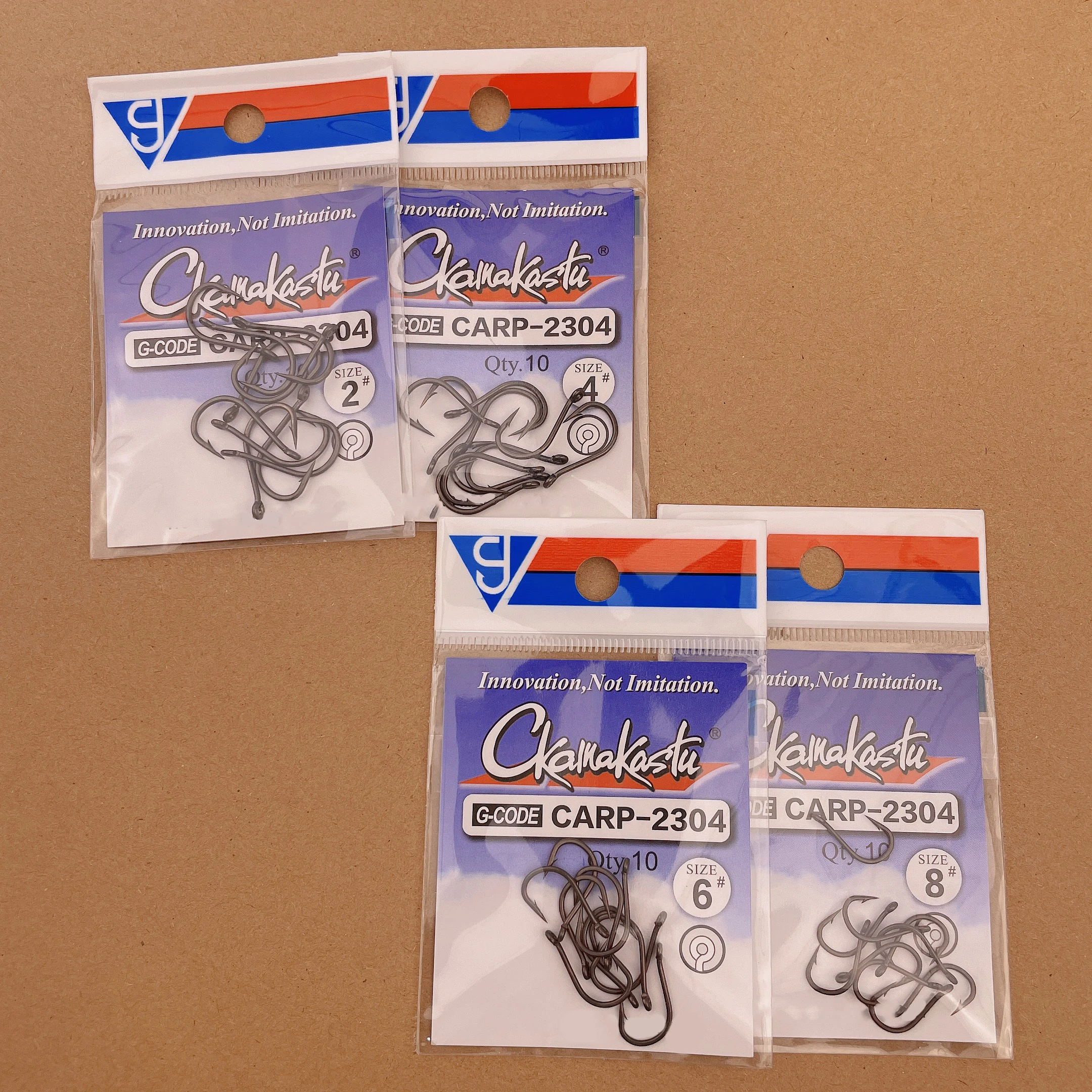 Carkamakastu Assist Jig Cabeça Gancho De Pesca, Japão Acessórios de Engrenagem, Peixe de água salgada Círculo Gancho, 2304, 20Pcs por lote