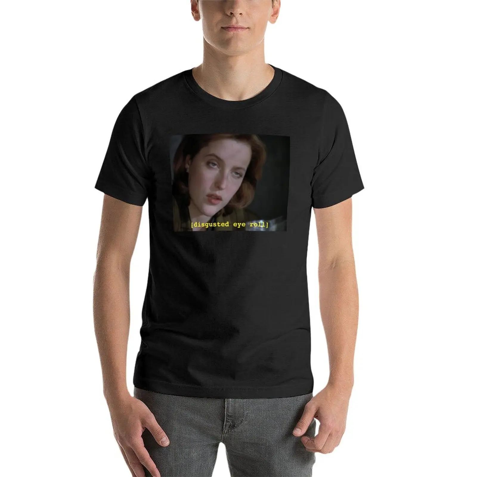 Dana Scully eye roll // x-files T-Shirt Short sleeve tee sweat heavyweights t shirts for men pack