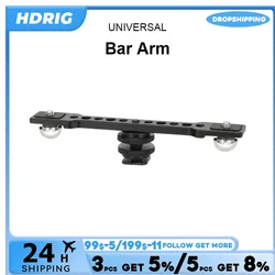 HDRIG Camera Bar Arm Extension Arm  with Dual 1/4