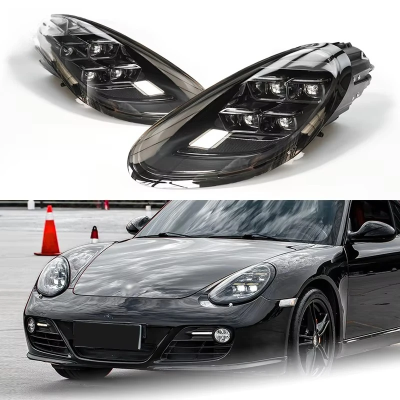 upgraded 2024 matrix LED headlight assembly, plug-and-play with non-destructive installation