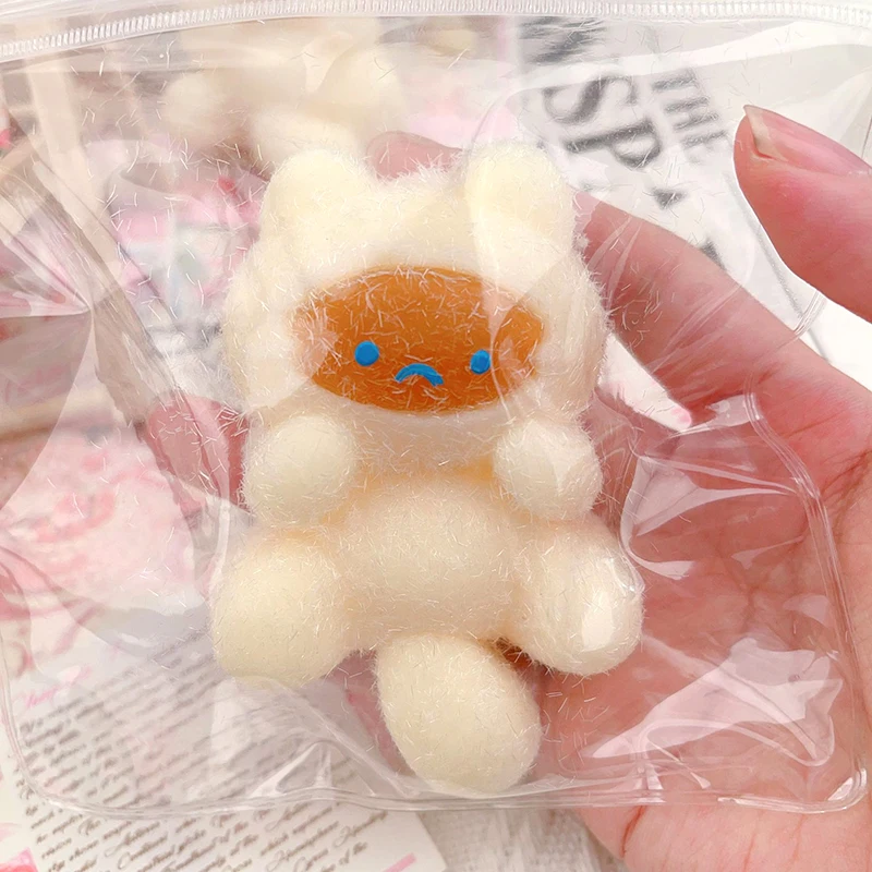 Creative Kawaii Cartoon Cat Soft Pinch Toys Cute Animal Gnocchi Doll Fun Adult Children Venting Stress Relief Toys Kids Gifts