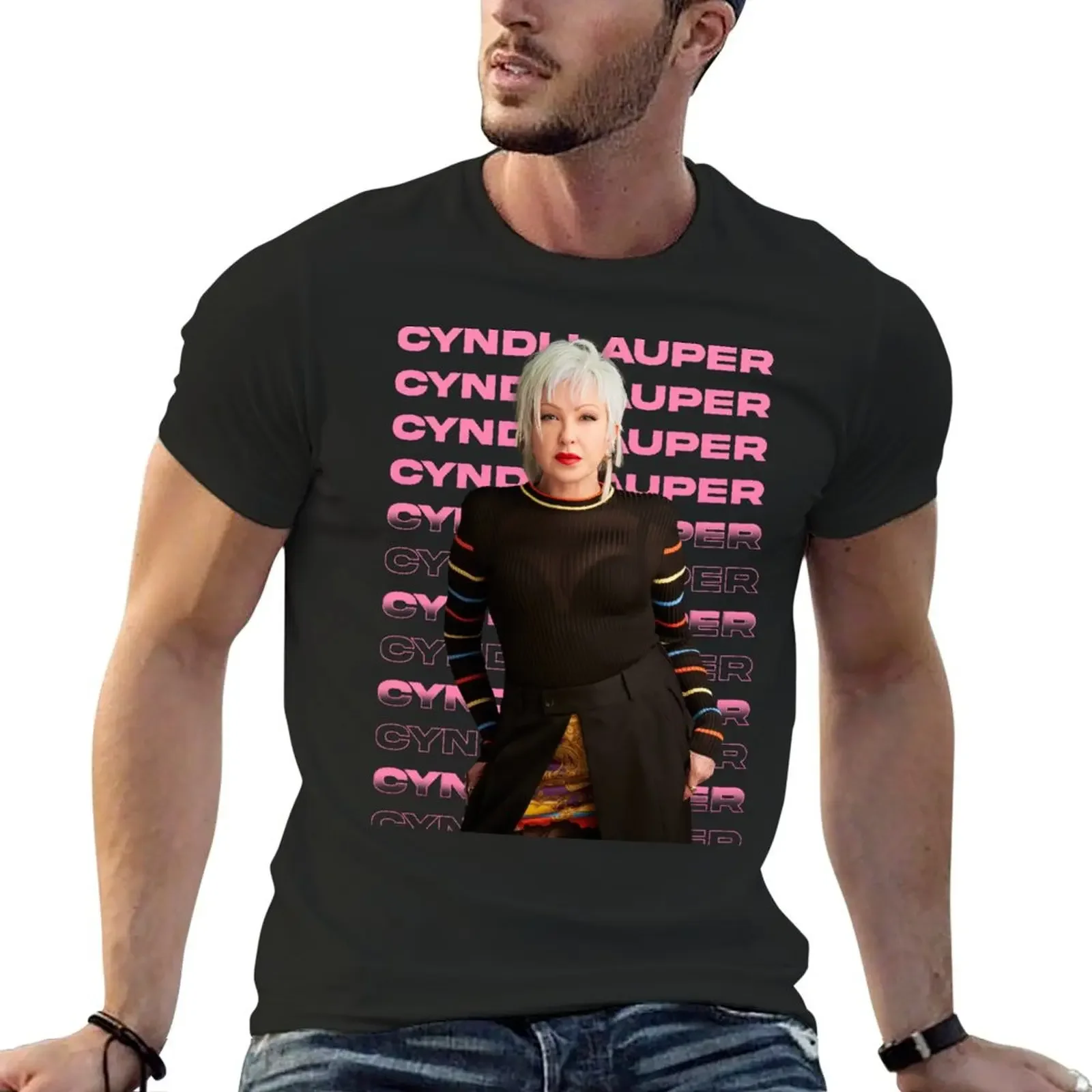 Current Cyndi Lauper T-Shirt custom t shirt summer top tops boys whites mens shirts graphic tee