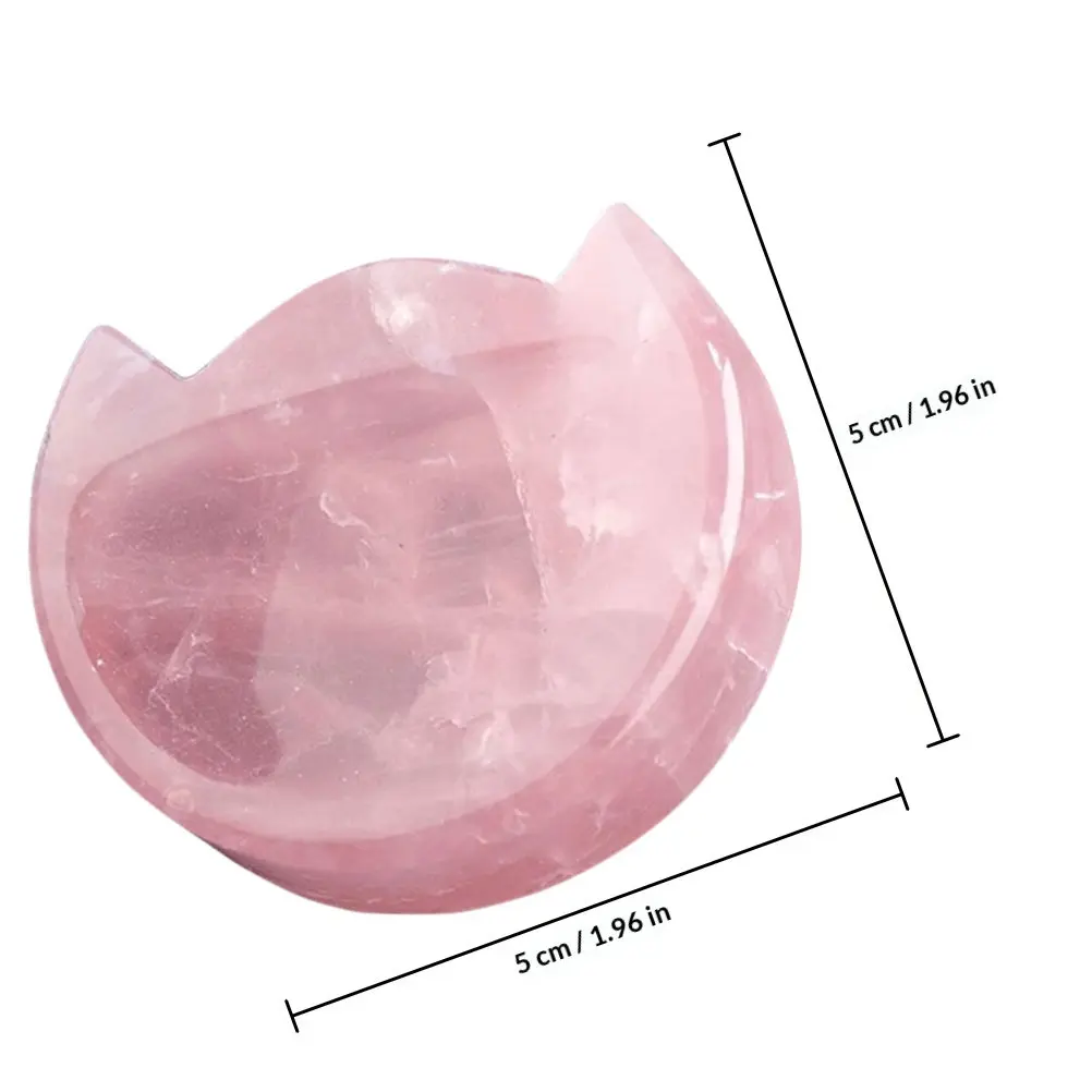 Vivid Color Crystal Cat Head Tiny Bowl Decoration Lifelike Detail Artistic Home Office Desktop Animal Ornament Indoor Outdoor
