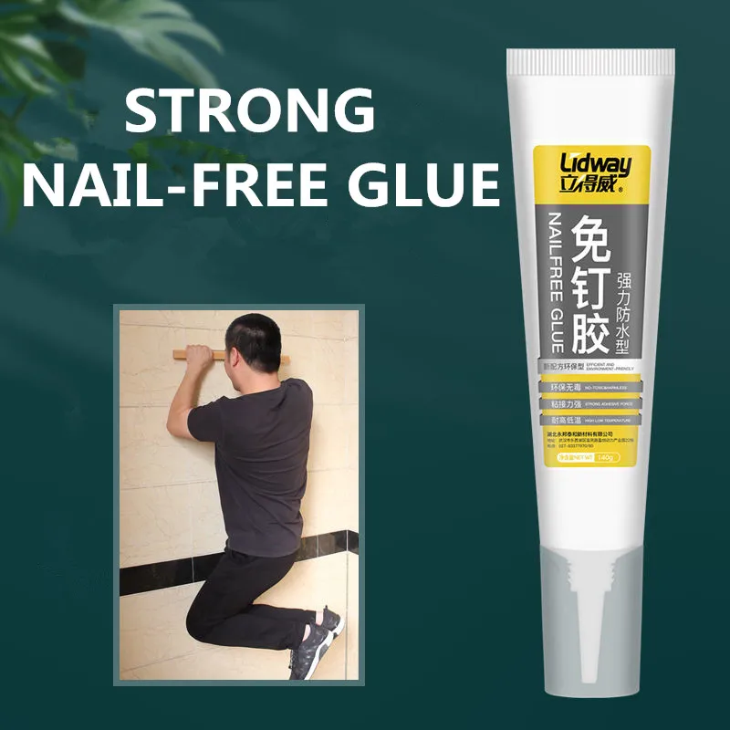 Non Nail Glue Universal Glue High Viscosity Wall Tiles Bathroom Shelves Household Non Punching Glue