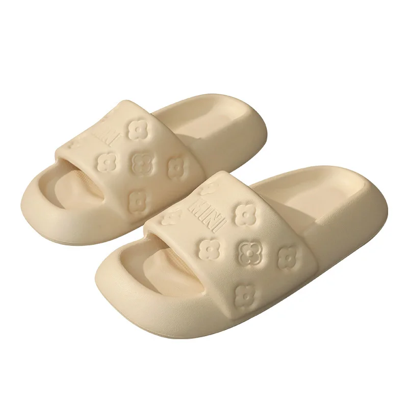 Soft 4cm Thick Sole Slippers Women Wearing 2023 Summer Slippers Anti-slip And Fecal Thick Sandals Indoors Outdoors Flip Flops
