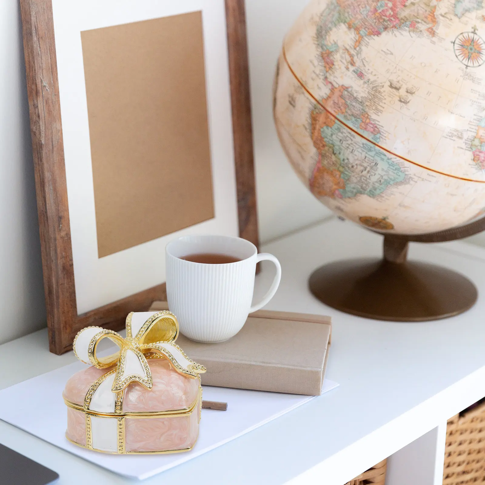 

Шкатулка для украшений в форме сердца, многофункциональный органайзер для колец и серег, дорожный футляр для хранения, подарочная коробка, держатель для украшений, держатель для серег