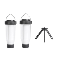 Retro LED Portable Mini Camping Lights Super Brighter Decorative Lights Multifunctional LED Outdoor Lighting Lamp With Bracket