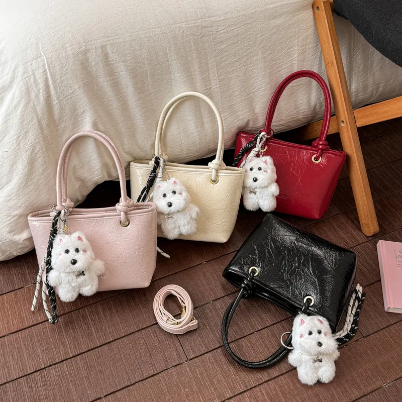Popular women's bags Korean version of simple foreign style small handbags girlish temperament shoulder bag tide