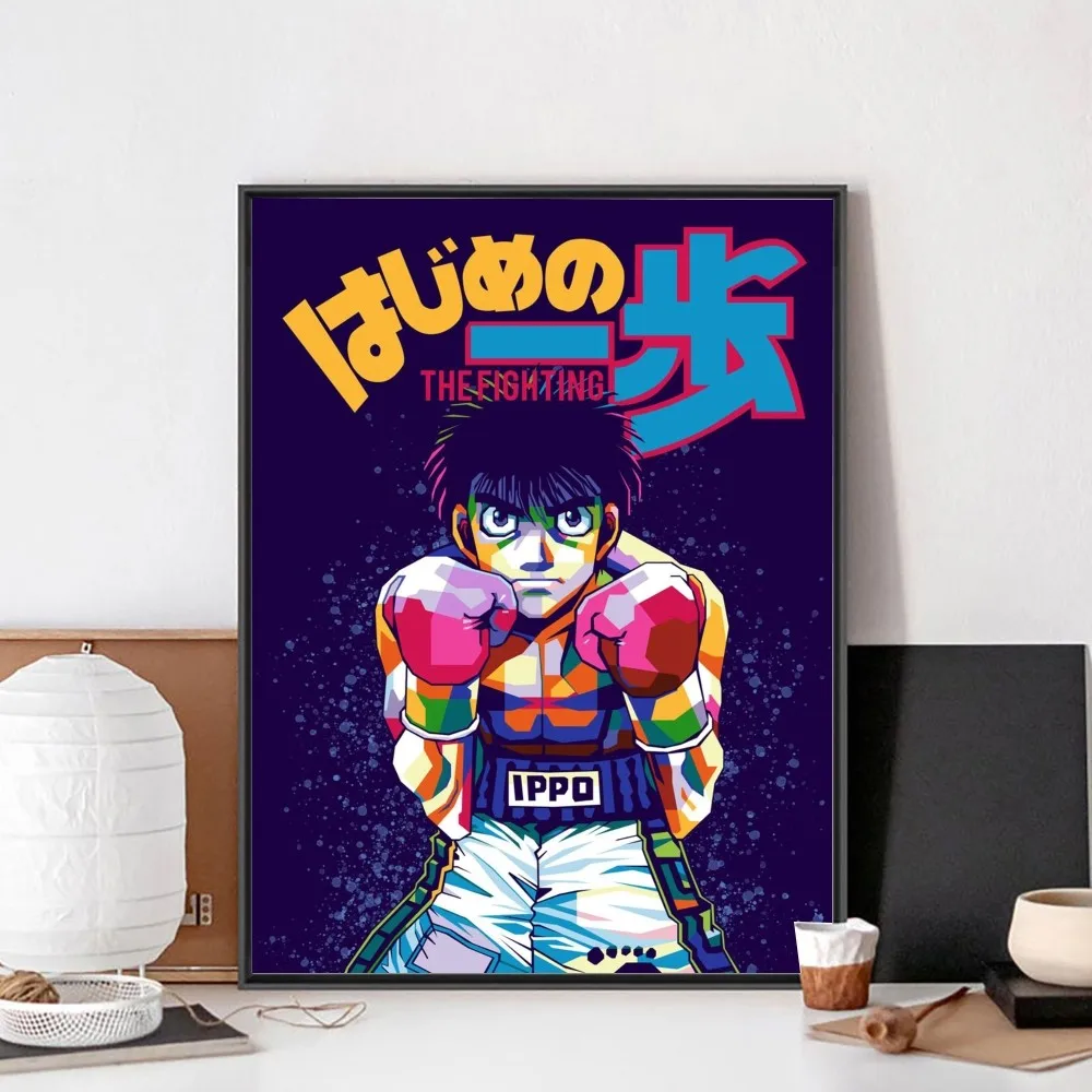 Hajime No Ippo Anime Poster No Framed Poster Kraft Club Bar Paper Vintage Poster Wall Art Painting Bedroom Study Stickers